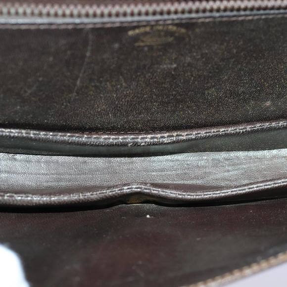 GUCCI GG Canvas Web Sherry Line Clutch Bag Beige Red Green Auth fm3664 - Picture 11 of 16